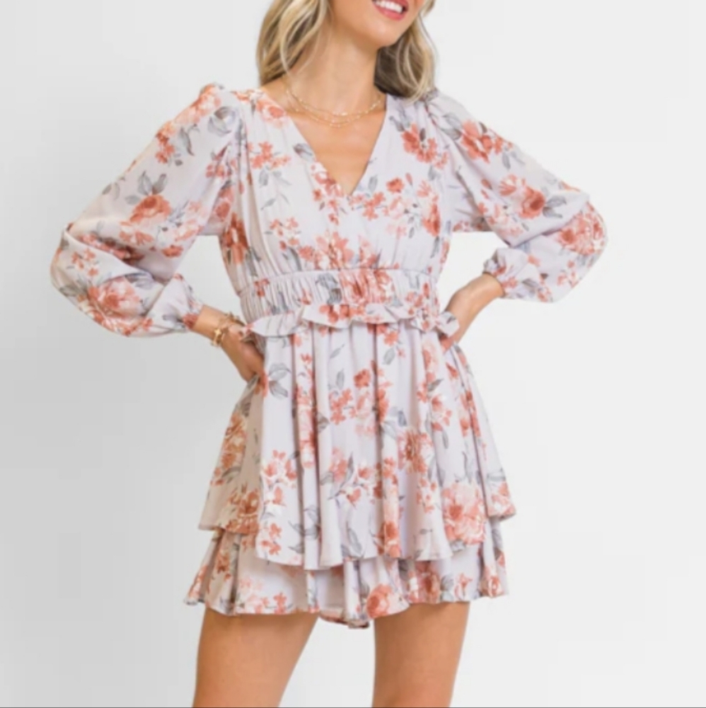 Small Town Feel Multi Printed Romper